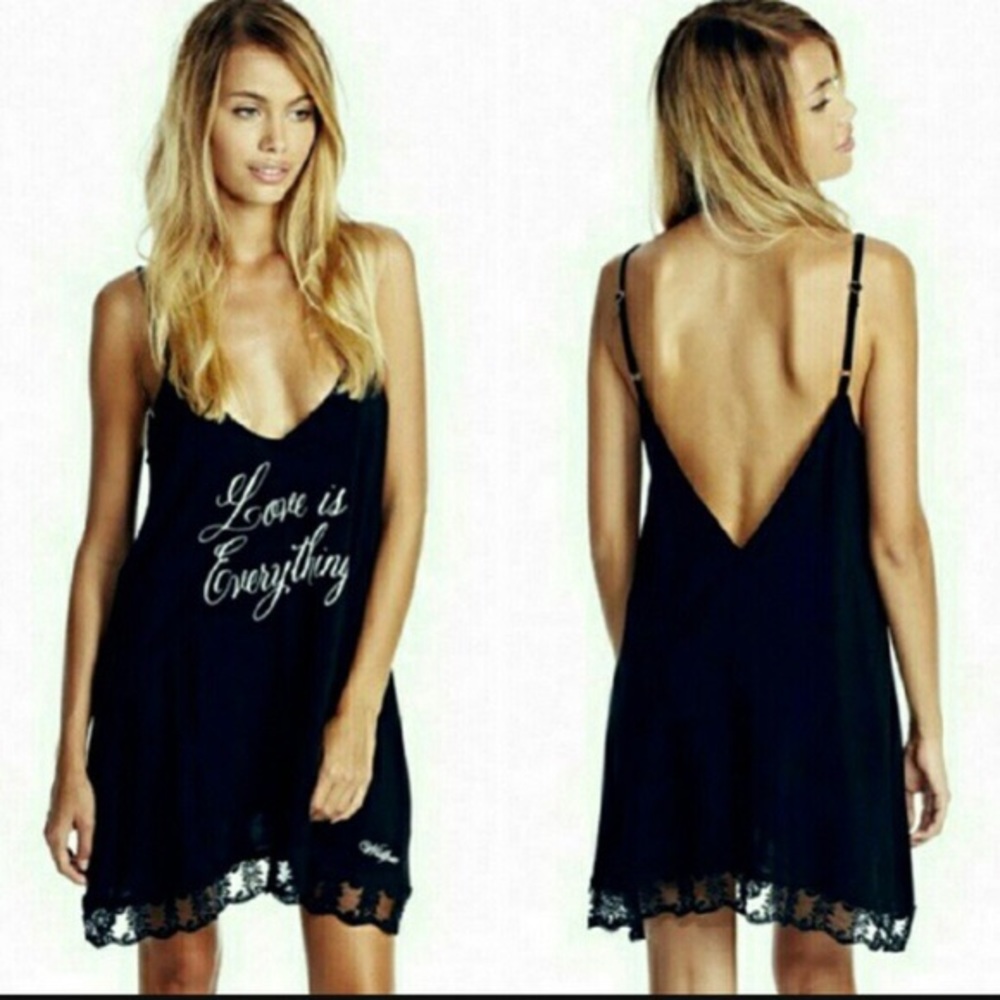 Wildfox Love is Everything Chemise Lounge Dress S